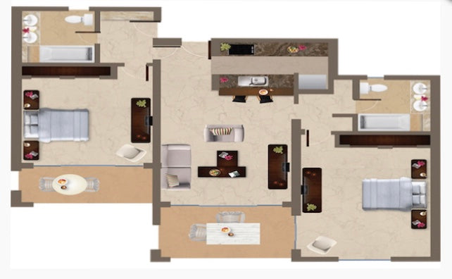 Two “Separate Suites” Spectacular Princess Heights condo