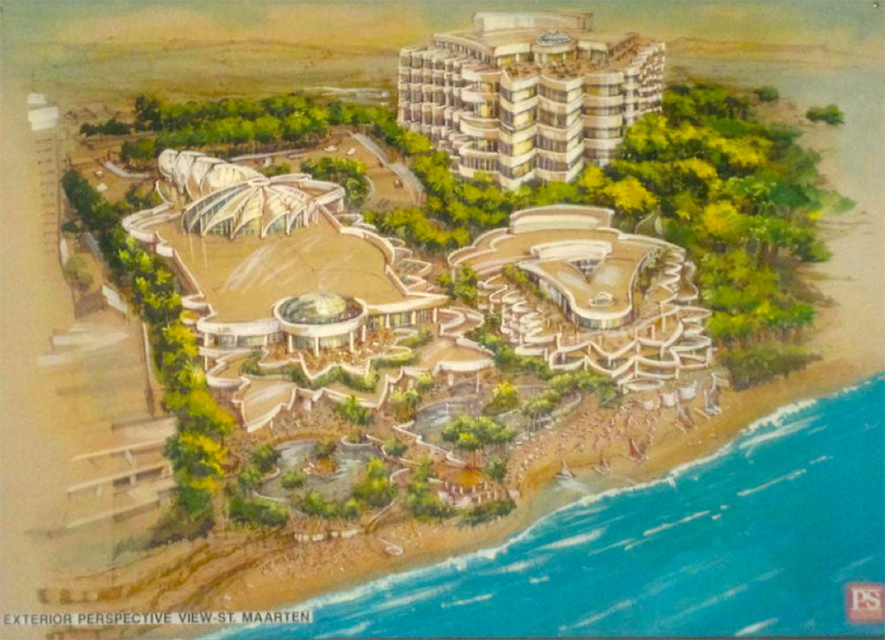 Ocean Front Cupecoy Prime Hotel Land